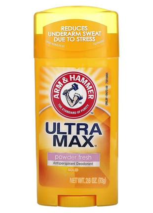 Arm & hammer, ultramax, твердий дезодорант-антиперспірант для жінок, зі свіжим ароматом, 73 г (2,6 у