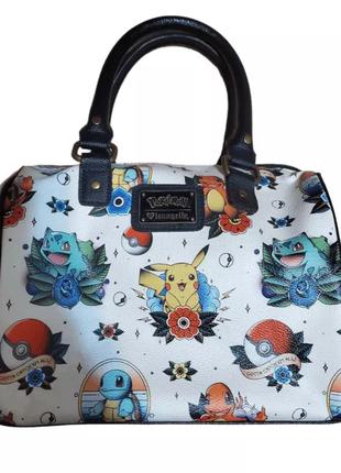 Крутая сумочка саквояж loungefly x pokémon с покемонами