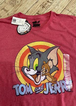 Нова футболка безшовна tom and jerry, xxl