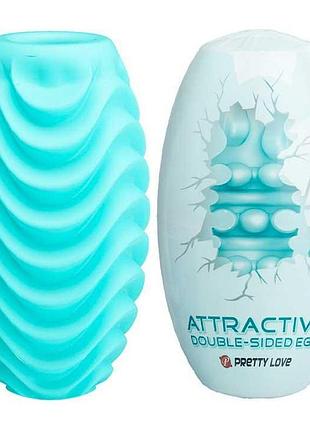 Яйце-мастурбатор pretty love бірюзовий