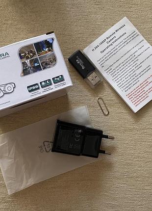 Новая wi-fi камера в зарядке full hd,сзу,мини видеокамера
