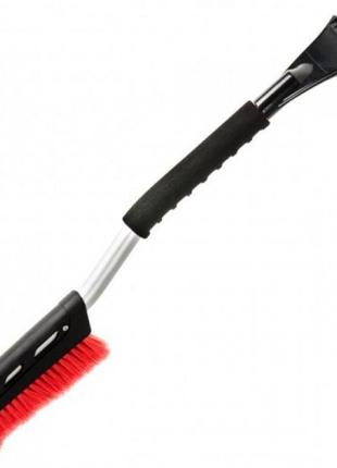 Щетка со скребком 66см intertool at-0117