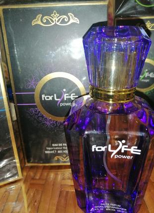 Жіноча парфумована вода for life power 100ml2 фото