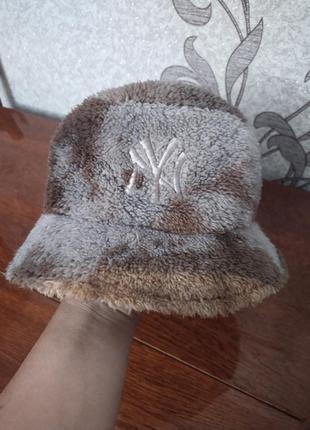 Шапка, панамка барашка на флисе