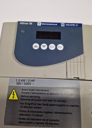 Частотний перетворювач altivar 28 1,5квт 380в