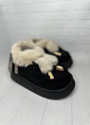 Тепленькие тапули для девочек🖤