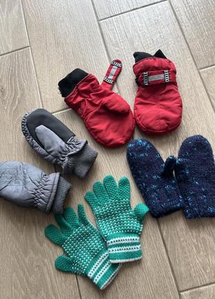 Варешки краги перчатки перчатки для мальчика на 2 3 4 5 лет