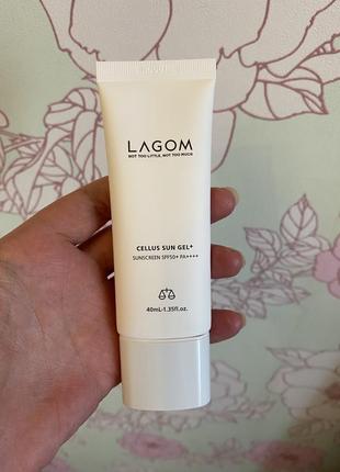 Сонцезахисний крем lagom cellus sun gel spf50+ pa+++