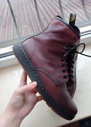 Кожаные ботинки dr martens