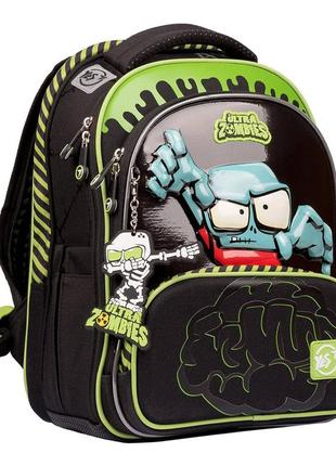 Школьный каркасный рюкзак yes s-30 juno ultra premium zombie зомби 558790