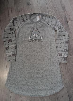 Ночная рубашка флисовая vienetta