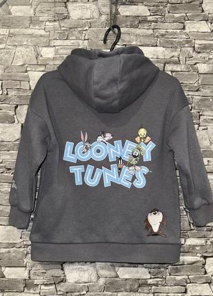 Свитшот, худи, кофта с капюшоном, кофта багз бани, кофта looney tunes