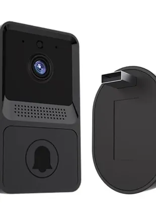 Беспроводной дверной wifi видеозвонок домофон aiwit t2 mini 720p black