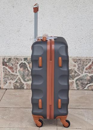 Валіза + бютик wings 402 dark grey ♥️ poland 🇵🇱