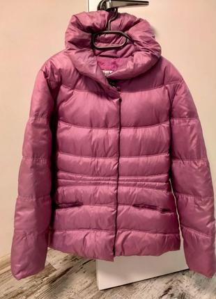 Тепла рожева куртка німецького бренду gaddis