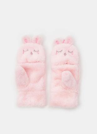 Красивезні пухнасті рукавички-трасформери sinsay на 10-15 років