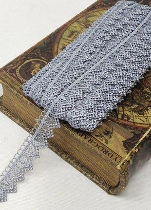 Кружево макраме sindtex 2см (13м) цвет - серый (729-14-003)