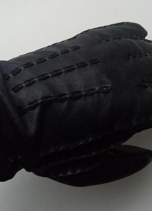 Мужские кожаные перчатки nobrand