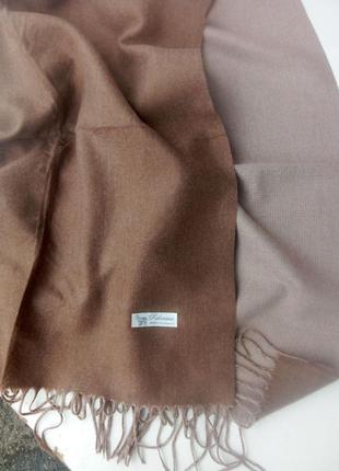 Фірмовий  b a s i c  кашеміровий шарф /палантин🤎