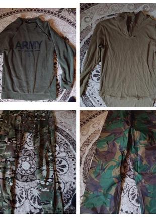 Одежда военная разная, штаны, рубашки, термобелье, куртка, обувь зсу