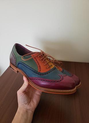 Женские броги barker fearne люкс бренд ручная работа 39.5 40 40.5