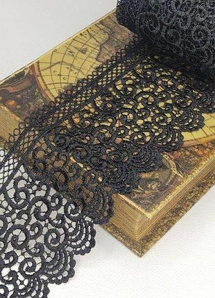 Кружево макраме sindtex 10см (13м) цвет - черный (sf3107-039)