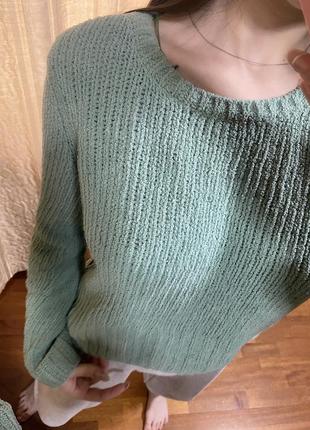 Вʼязаний зимовий светр