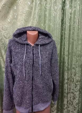 Кофта серая на змейке