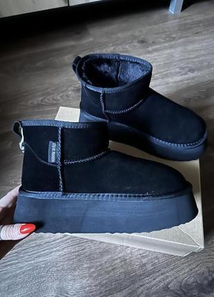 Замшевые ботинки угги steve madden размер 38