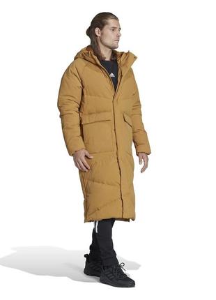 Довга зимова вологостійка тепла куртка парка adidas parka big baffle mesa