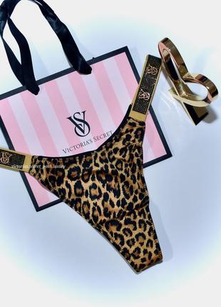 Женские трусики стринг тонг стразы victorias secret, викториас сикрет, виктория сикрет. оригинал!