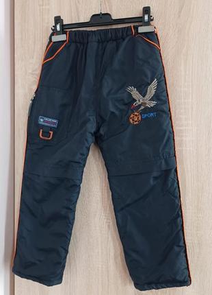 Тепличные зимние непродуваемые брюки