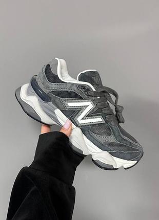 Унисекс кроссовки new balance 9060 grey / white
