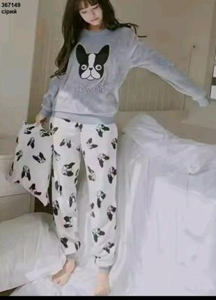 Пижама женская теплая