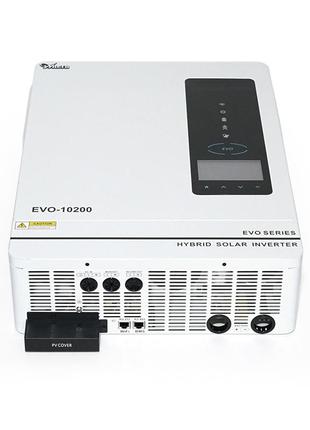 Гібридний інвертор anern sci-evo-10200 48v, струм заряду 160 а, mppt(90-450в), 530x390x130 mm, 14.5 кг
