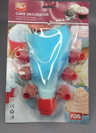 Кондитерський мішок з насадками