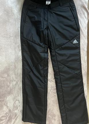 Теплые фирменные штаны adidas
