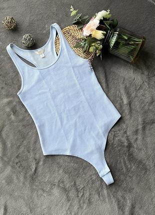 Боді в рубчик майка