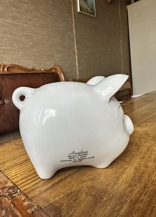 Японская фарфоровая свинка- копилка