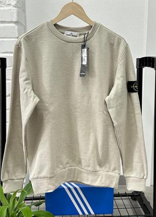 Світшот stone island бежевий