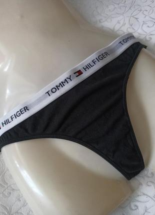 Женские коттоновые трусики - стринги размер м tommy hilfiger
