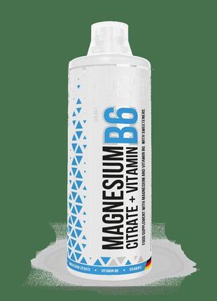 Жидкий магний цитрат + витамин b6, mst liquid magnesium citrate, 40 порцій 1000 мл