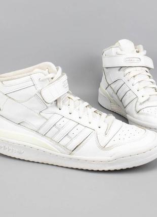 Высокие кожаные кроссовки adidas forum mid