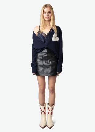 Кардиган темно синий zadig & voltaire 4