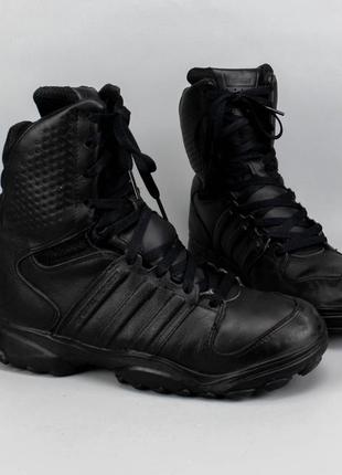 Тактические кожаные берцы adidas gsg-9.2 tactical.ботинки