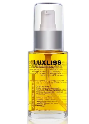 Сироватка на основі арганової олії luxliss argan oil hair serum 60 мл