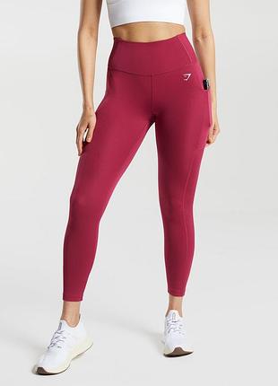Лосіни gymshark коралові