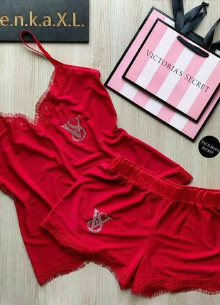 Пижама victoria ́s secret пижама майка и шорты