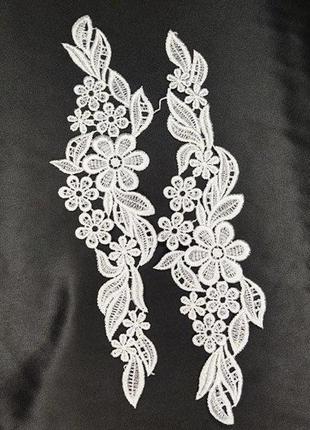 Лейсы кружевные фрагменты sindtex - белый (лк-134w)