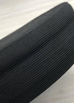 Тесьма окантувальна (лямівка) 50мм/100м тип 4 чорний